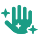 hand sparkles solid 80px